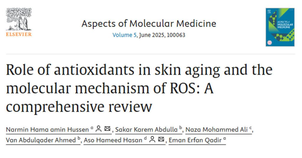 Role of antioxidants in skin aging