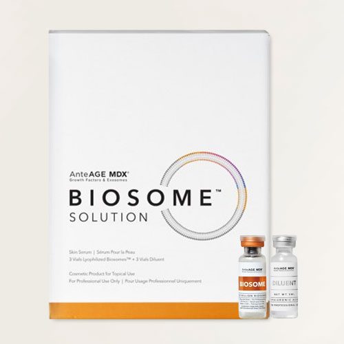An image of AnteAGE Biosome Solution for exosome therapy at Rejuvience Med Spa in Scottsdale