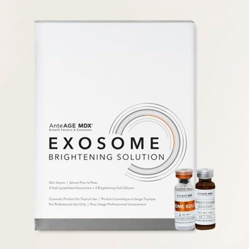 An image of AnteAGE Brightening Exosome solution used for therapy at Rejuvience Med Spa in Scottsdale