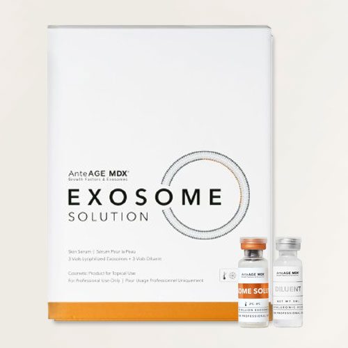An image of AnteAGE Exosome solution used for therapy at Rejuvience Med Spa in Scottsdale