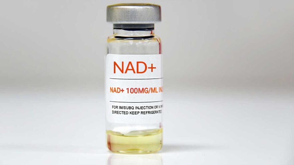 An image of a NAD+ vial