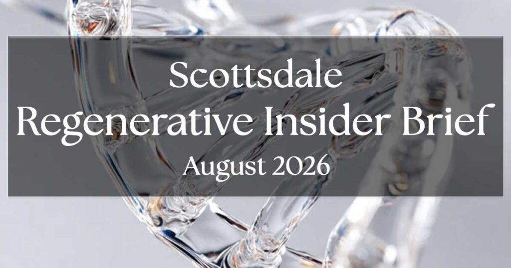 The cover image of Scottsdale Regenerative Insider August 2026